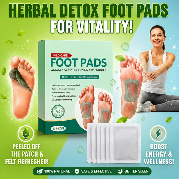 Mild Care Herbal Detox Foot Pads (10 Pieces) Buy 1 Get 1 Free