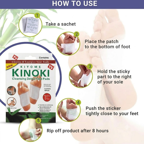 Kinoki Cleansing Detox Foot Pads ((20 Pads)