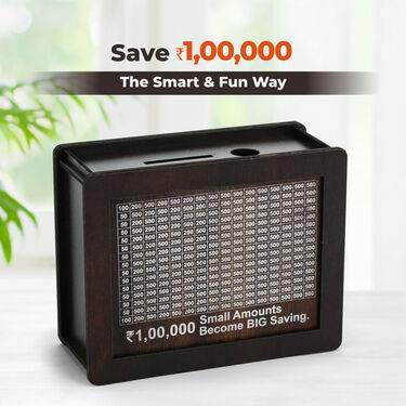 Premium Wooden Money Saving Box