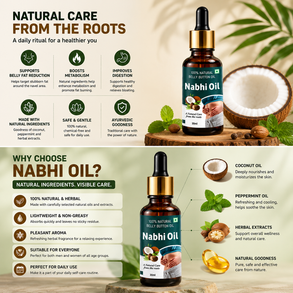 Nabhi Oil – 100% Natural Belly Button Oil 50ML