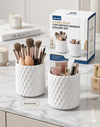 Elegant Rotating Makeup Organizer & Brush Holder ( 2 Combo)