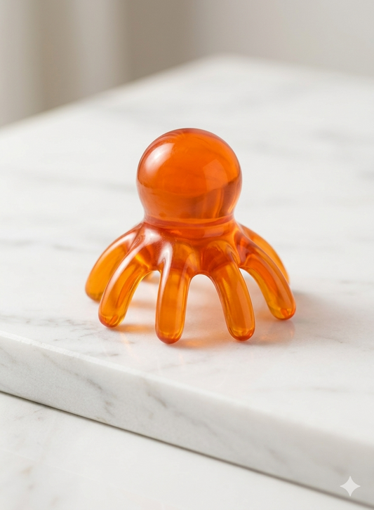 Mini Octopus Scalp Massager(Combo) – Handheld Manual Head Relaxation Tool for Stress Relief & Hair Health