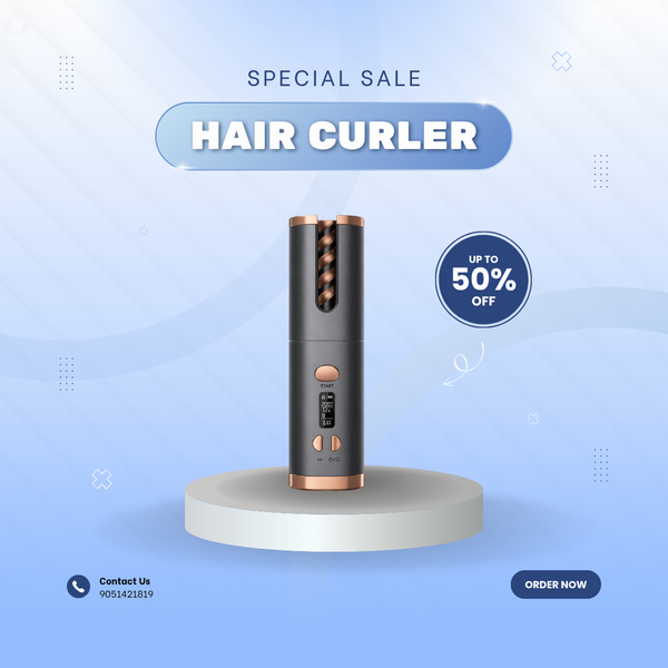 Cordless Automatic Hair Curler