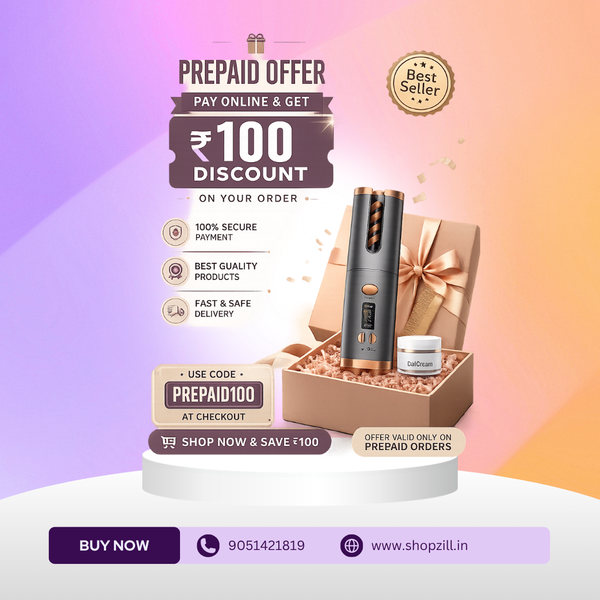Cordless Automatic Hair Curler