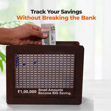 Premium Wooden Money Saving Box