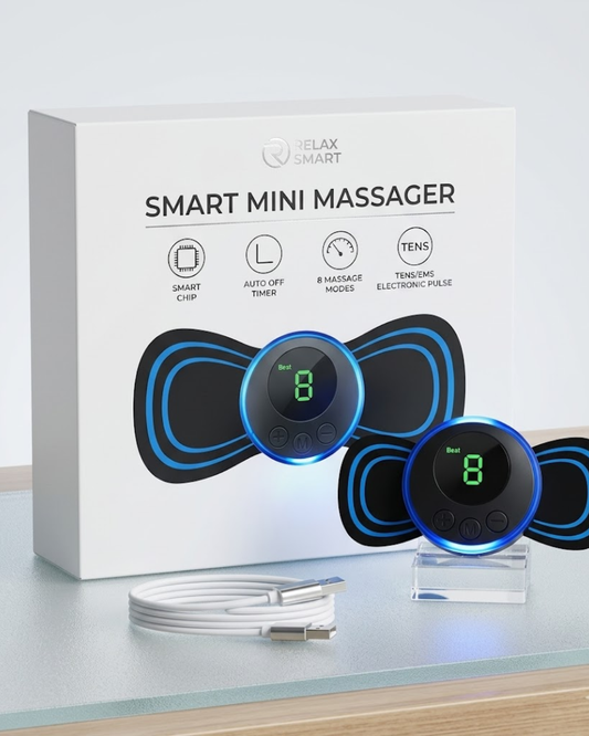 Portable Butterfly Massager – Rechargeable Electric Muscle Stimulator Combo Pack of 2