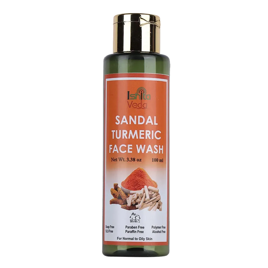Sandal Turmeric Facewash – Daily Skin Whitening & Natural Detox